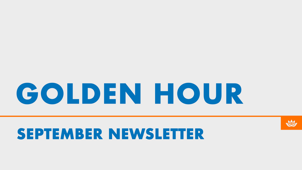 Community Newsletter: September 2023 - Golden Hour