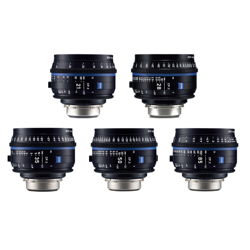 EF CP.3 (5) Prime Lens Set