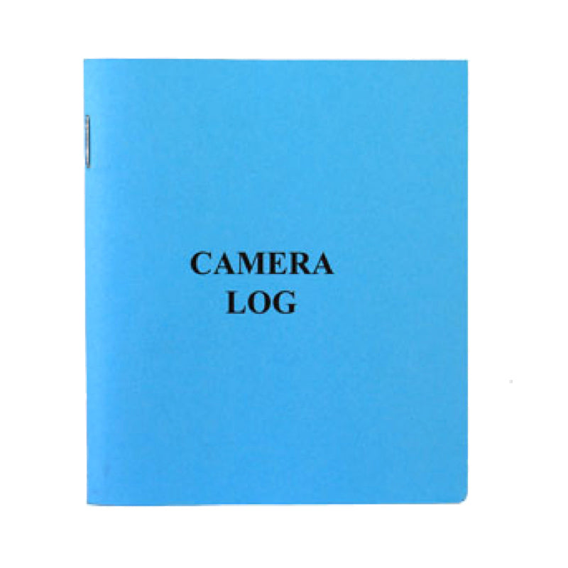 Camera Log Booklet - Assorted Colors Available