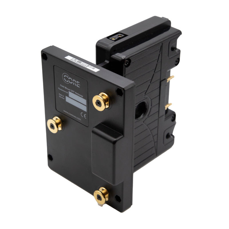 24V Sharkfin Hot-Swap Battery Plate - Gold Mount