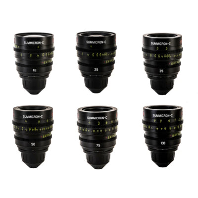 Leica Summicron-C PL (6) Prime Lens Set