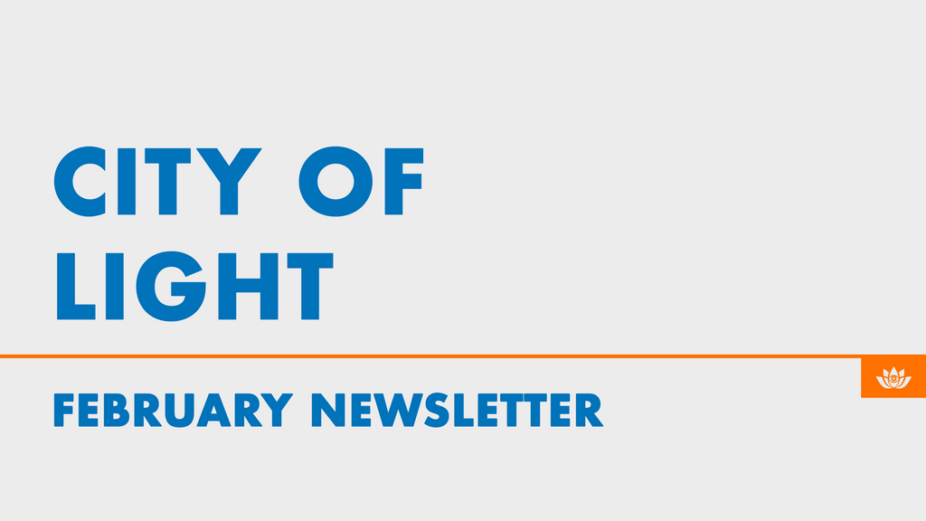 February 2023 Newsletter: City of Light 💡