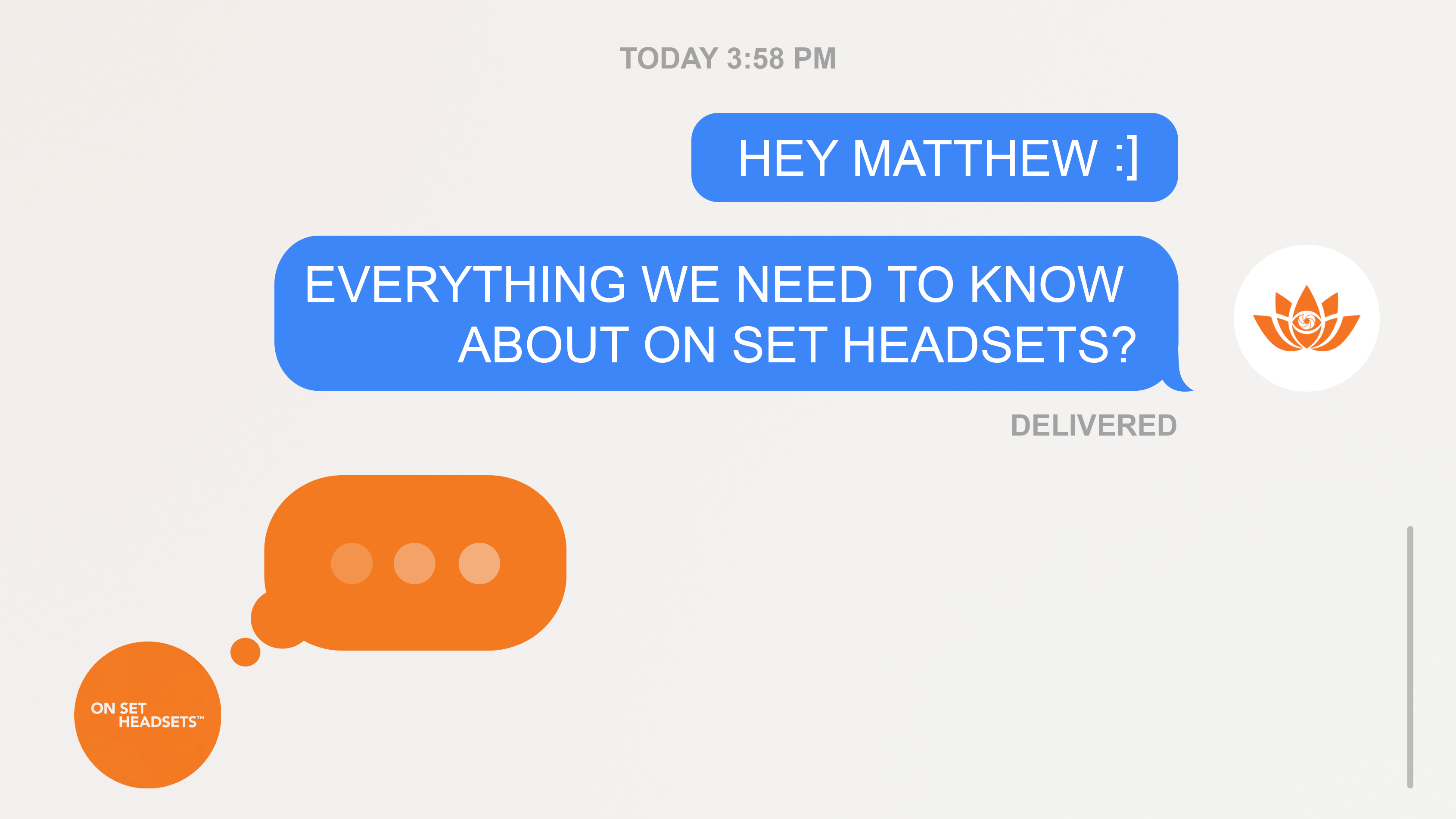 Matthew Tingey's "Everything You Need to Know About On Set Headsets"