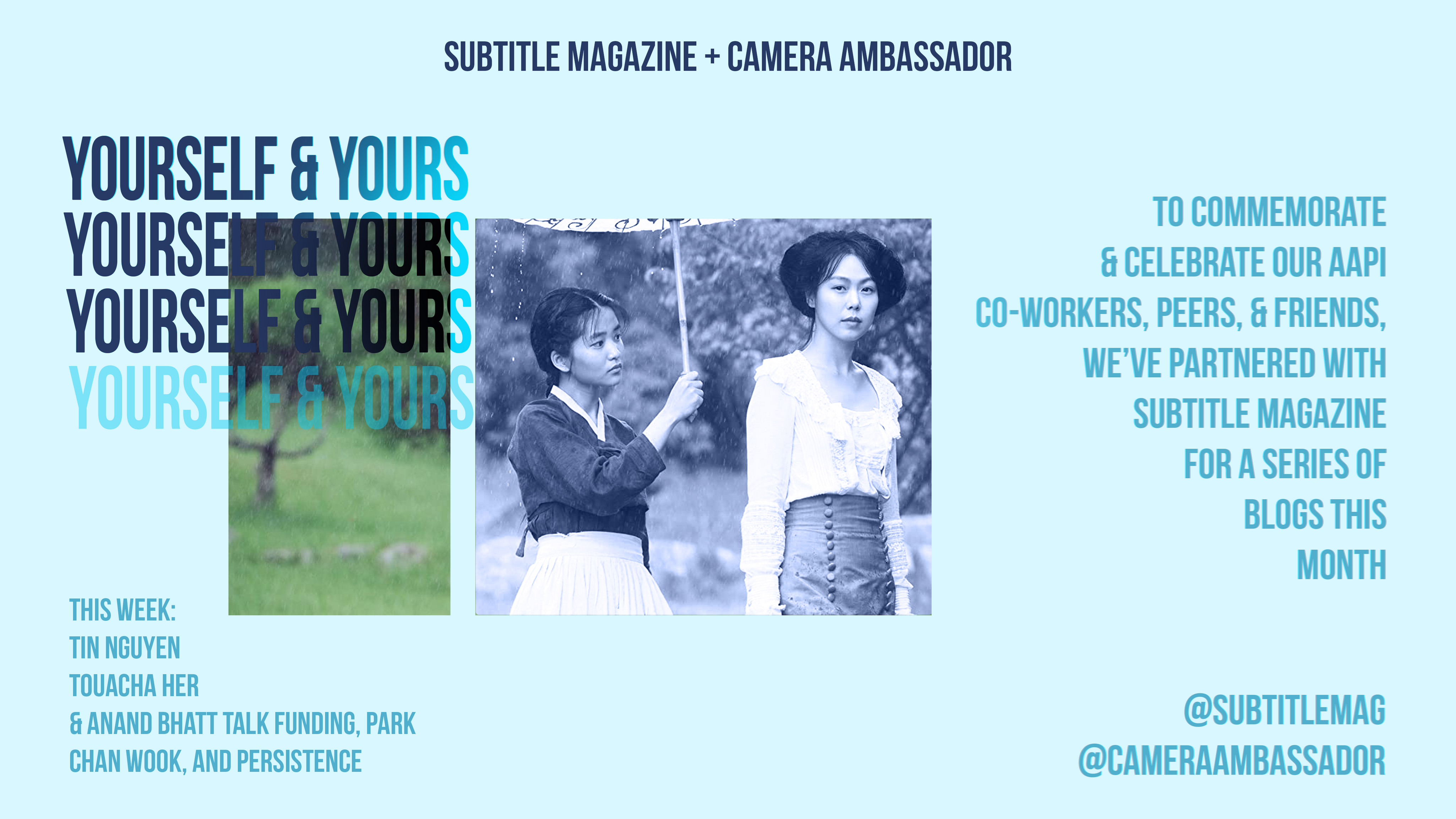Yourself & Yours: Part 1