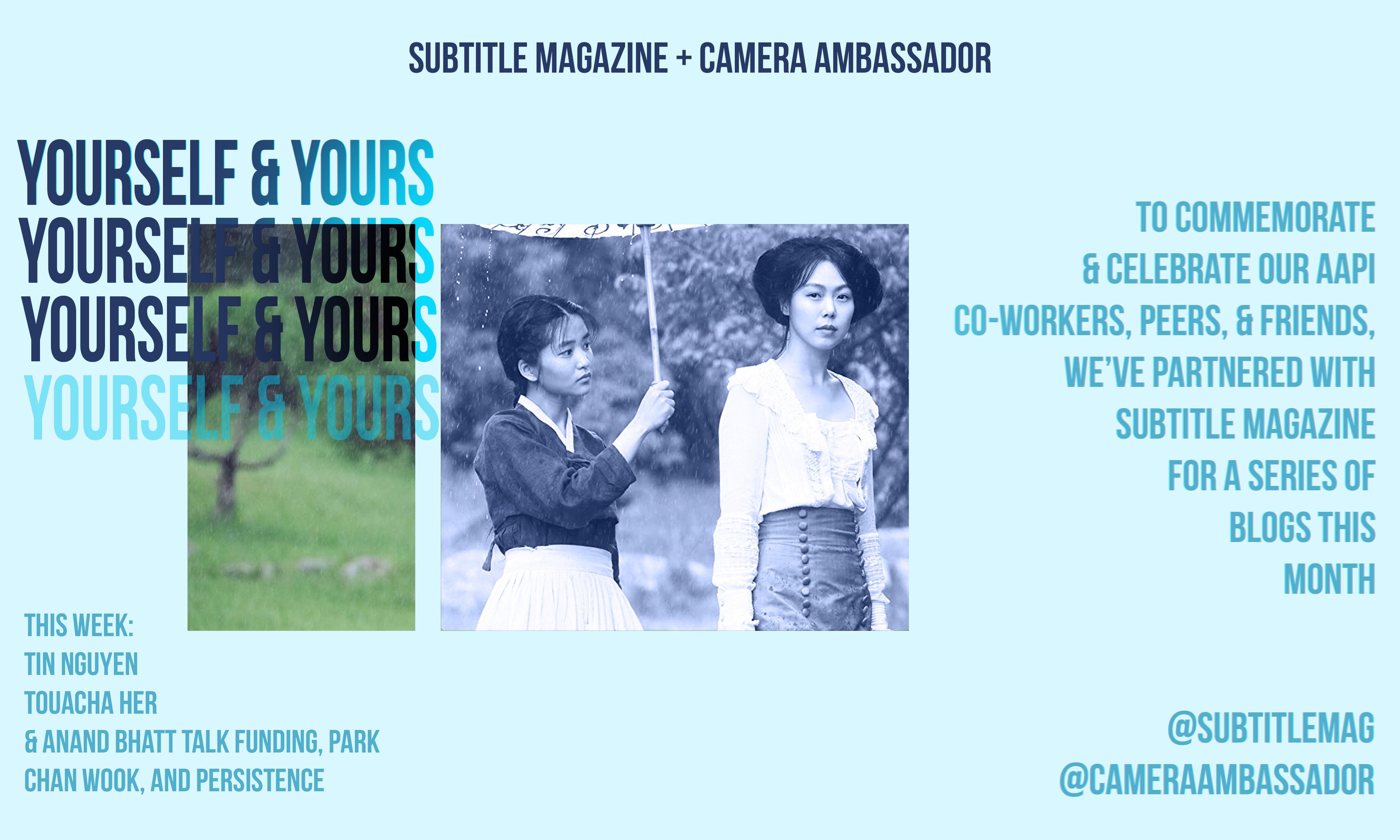 Yourself & Yours: Part 1