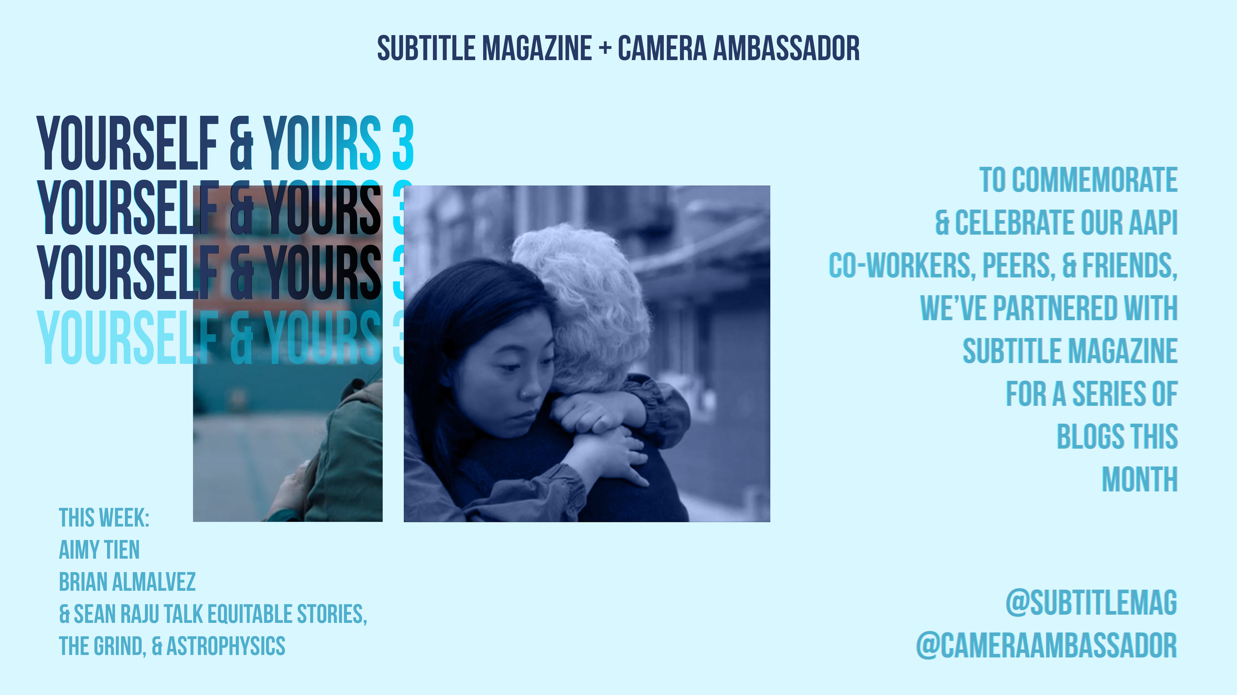 Yourself & Yours: Part 3