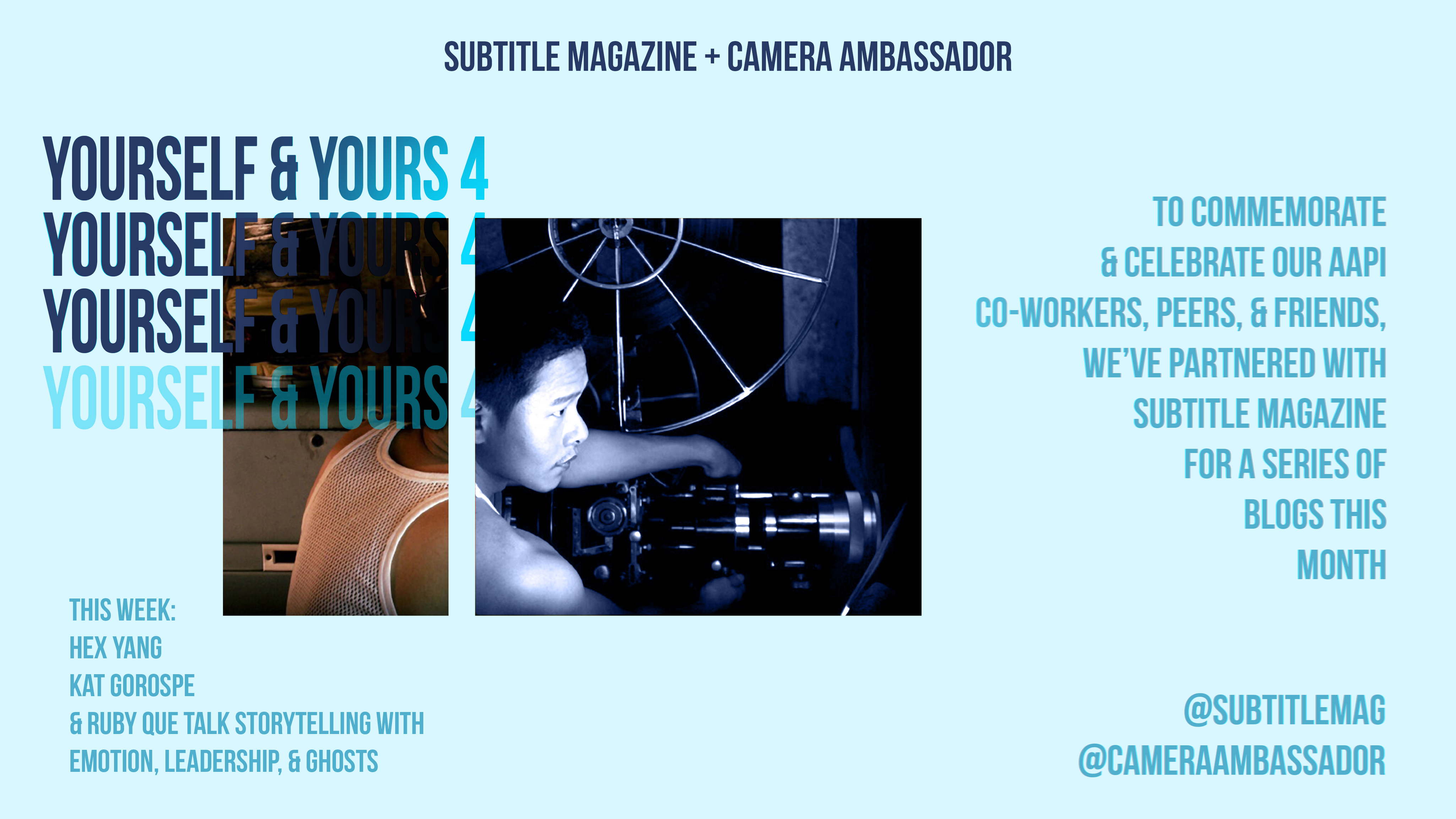 Yourself & Yours: Part 4