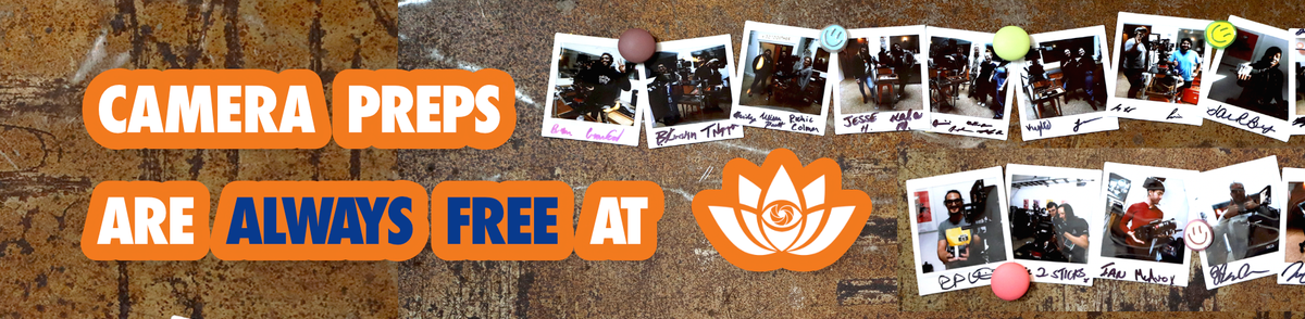 Camera preps are always free at Camera Ambassador
