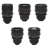 Zeiss PL Uncoated Super Speed MKII Prime (5) Lens Set