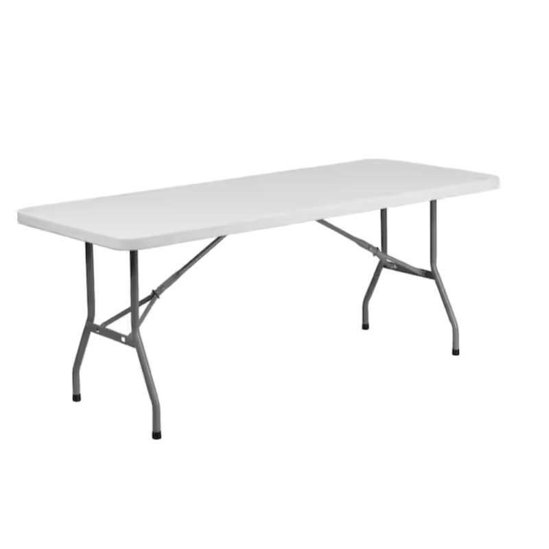 8' Plastic Folding Table
