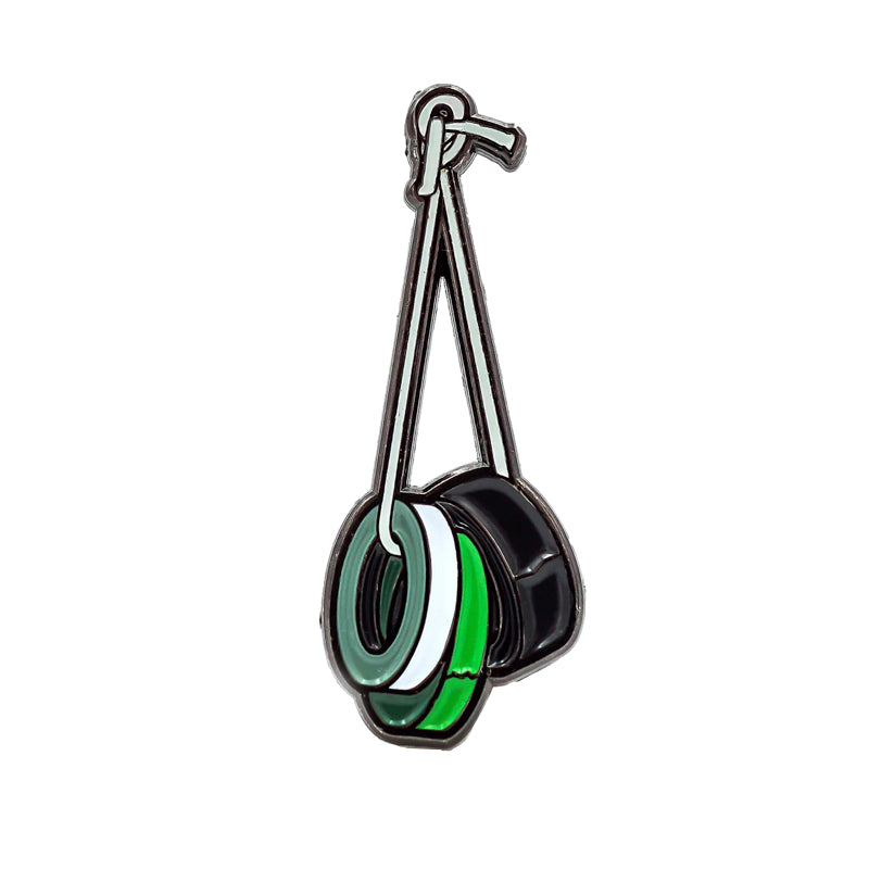 Gaff Tape Roll Enamel Pin