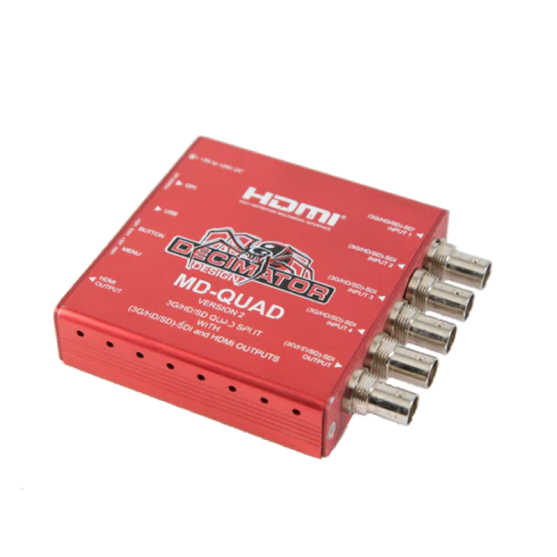 Decimator Design MD-QUAD V2 SDI Split Multi-Viewer