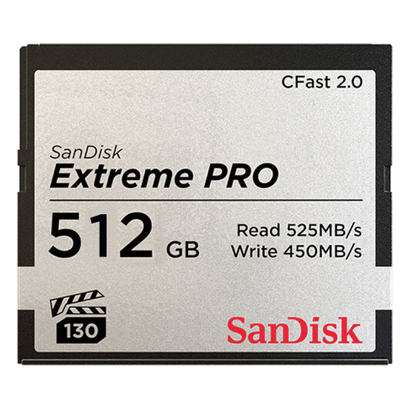 SanDisk 512GB Extreme Pro CFast 2.0 Media Card
