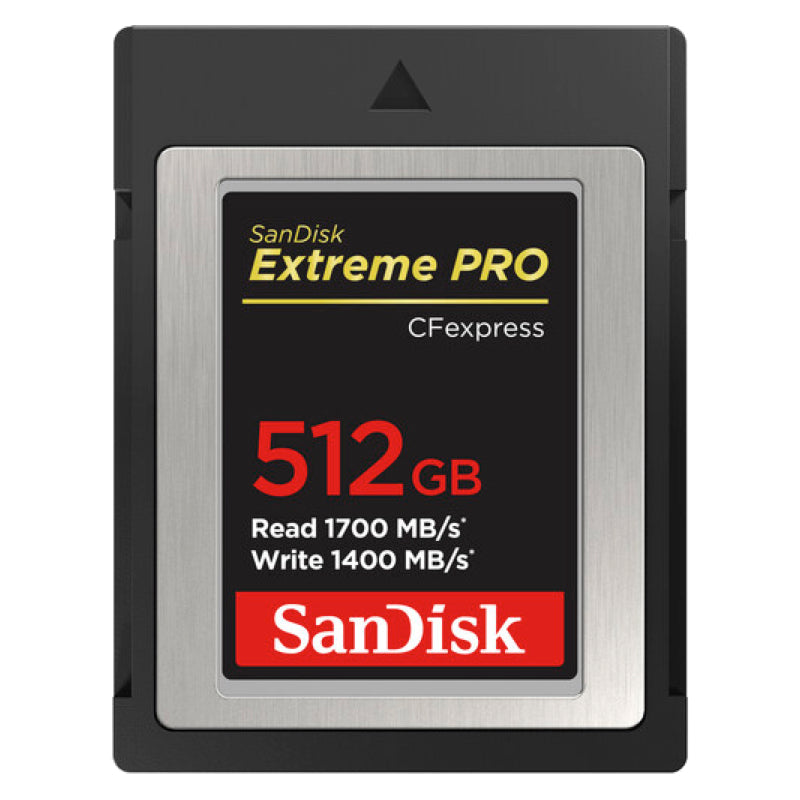SanDisk 512GB Extreme Pro CFexpress Type-B Media Card