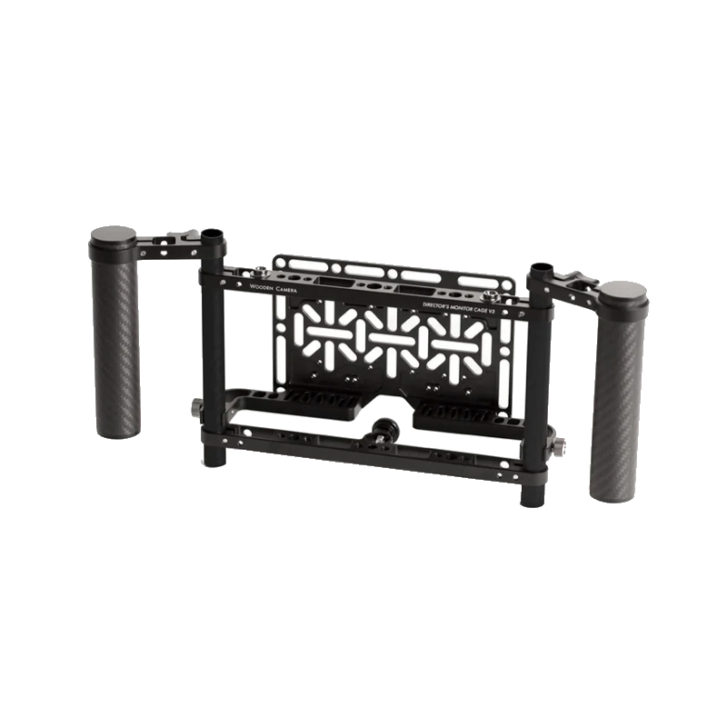 Wooden Camera Monitor Cage V3 With Gold Mount Plate