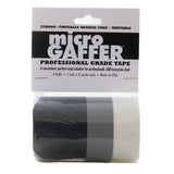 1" - Small Core Micro Gaff Tape Multi-Pack: Achromatic