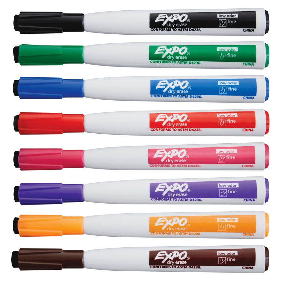 Expo Dry Erase Markers With Eraser Assorted Colors Available