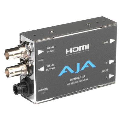 AJA HI5 HD-SDI/SDI To HDMI Converter