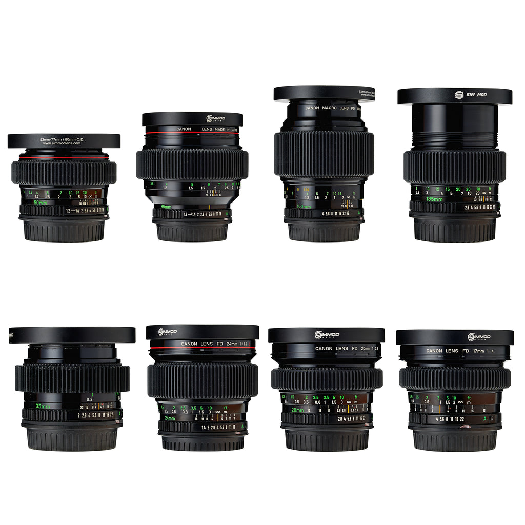 Canon EF FD (8) Prime Lens Set – Camera Ambassador Rentals