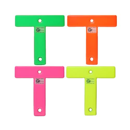 4" Hard T Mark - Assorted Colors Available