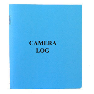 Camera Log Booklet - Assorted Colors Available