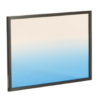 Formatt Hitech 4x5.65" Color Horizontal Graduated Cool Blue 2 Soft Edge Filter