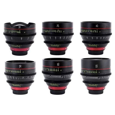 Canon EF CN-E (6) Prime Lens Set