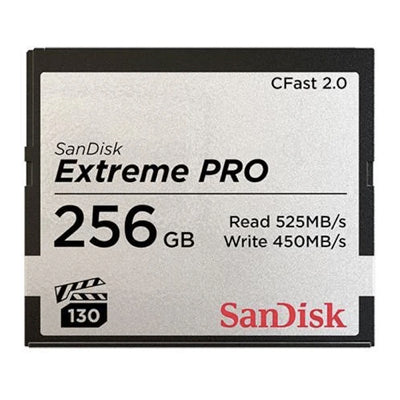 SanDisk 256GB Extreme Pro 2.0 CFast Media Card