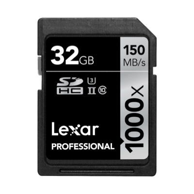Lexar 32GB 1000x SD Media Card