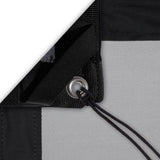 Quarter Black Silk Rag